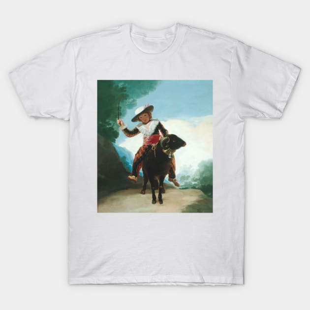 Boy on a Ram by Francisco Goya T-Shirt by Classic Art Stall